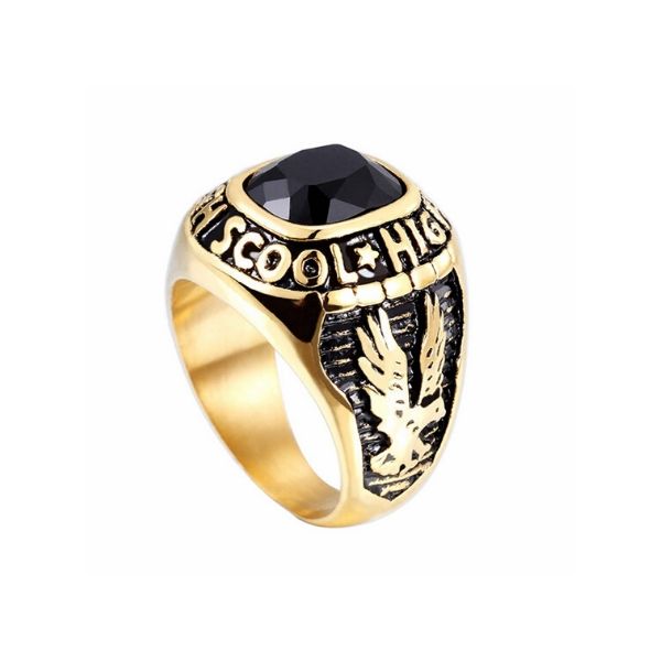 324 Inel G-Stone Black