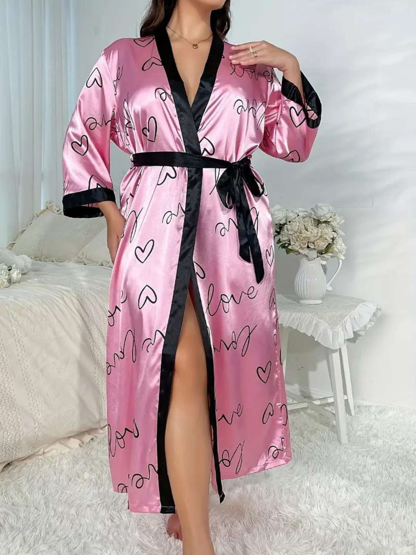 Halate Elegante din Satin 100% premium