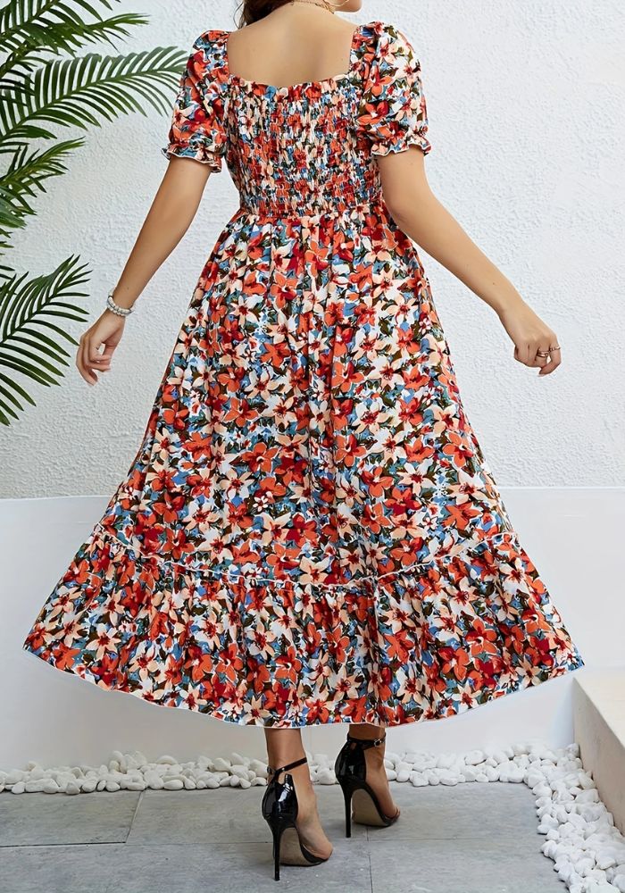 554 Rochie Model Floral M52