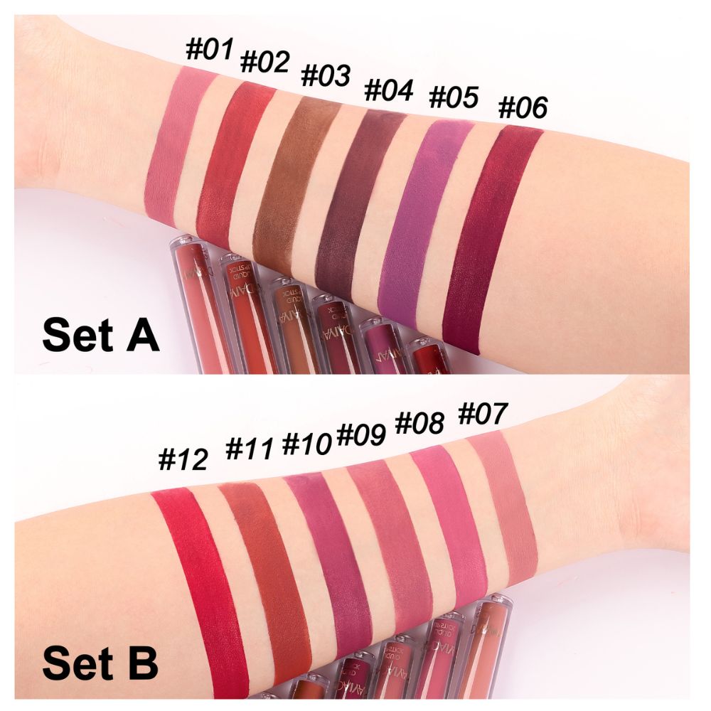 503 Set de 6 rujuri Mate Handaiyan 2