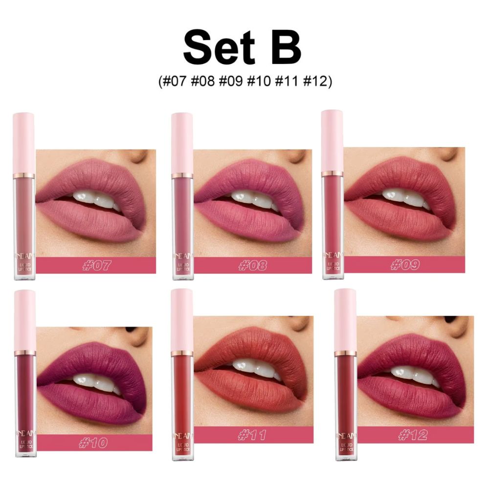 503 Set de 6 rujuri Mate Handaiyan 2