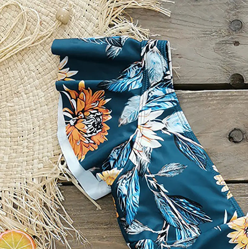 Costum de baie intreg floral MI