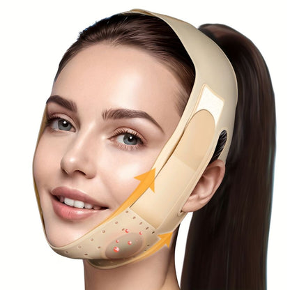 Mască Facială V-Shape – Reglabilă pentru Reducerea Bărbiei Duble