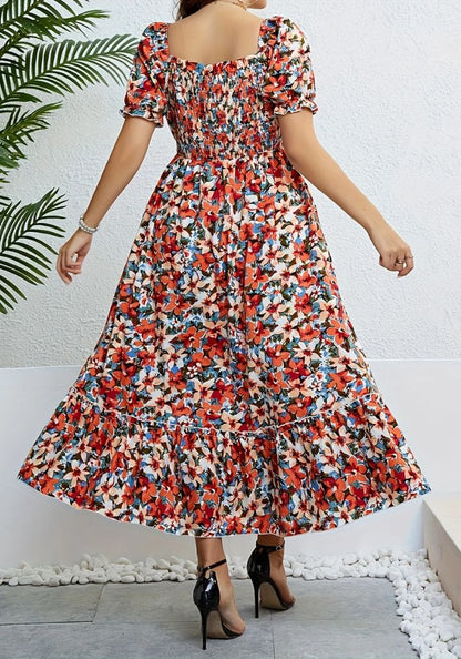 554 Rochie Model Floral M52