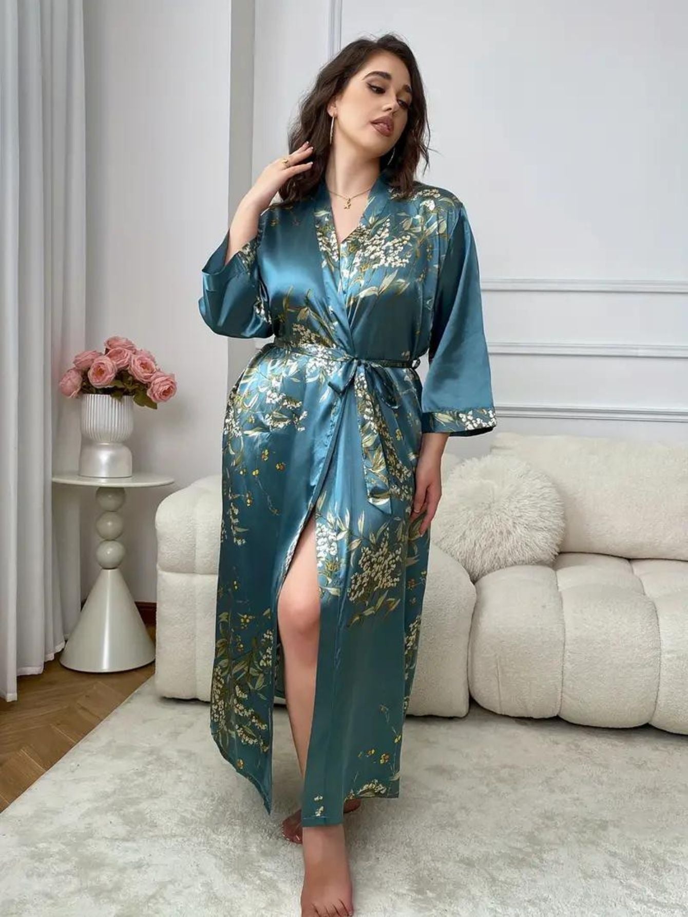 Halate Elegante din Satin 100% premium