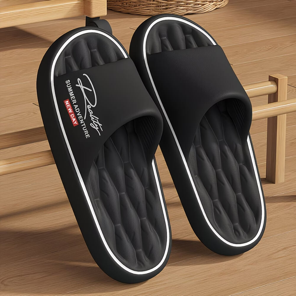607 - Papuci Unisex cu Efect de Masaj – Talpă EVA Groasă, Confort toată Ziua