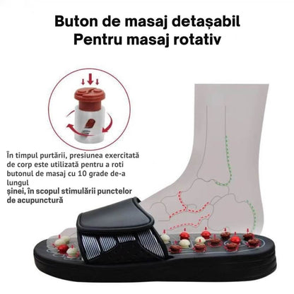 Papuci cu Masaj prin Acupuntură – Relaxare și Confort la Fiecare Pas