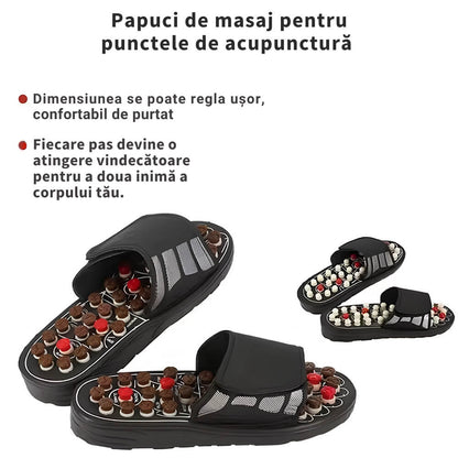 Papuci cu Masaj prin Acupuntură – Relaxare și Confort la Fiecare Pas