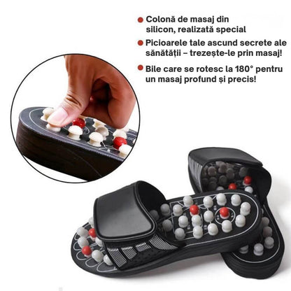 Papuci cu Masaj prin Acupuntură – Relaxare și Confort la Fiecare Pas
