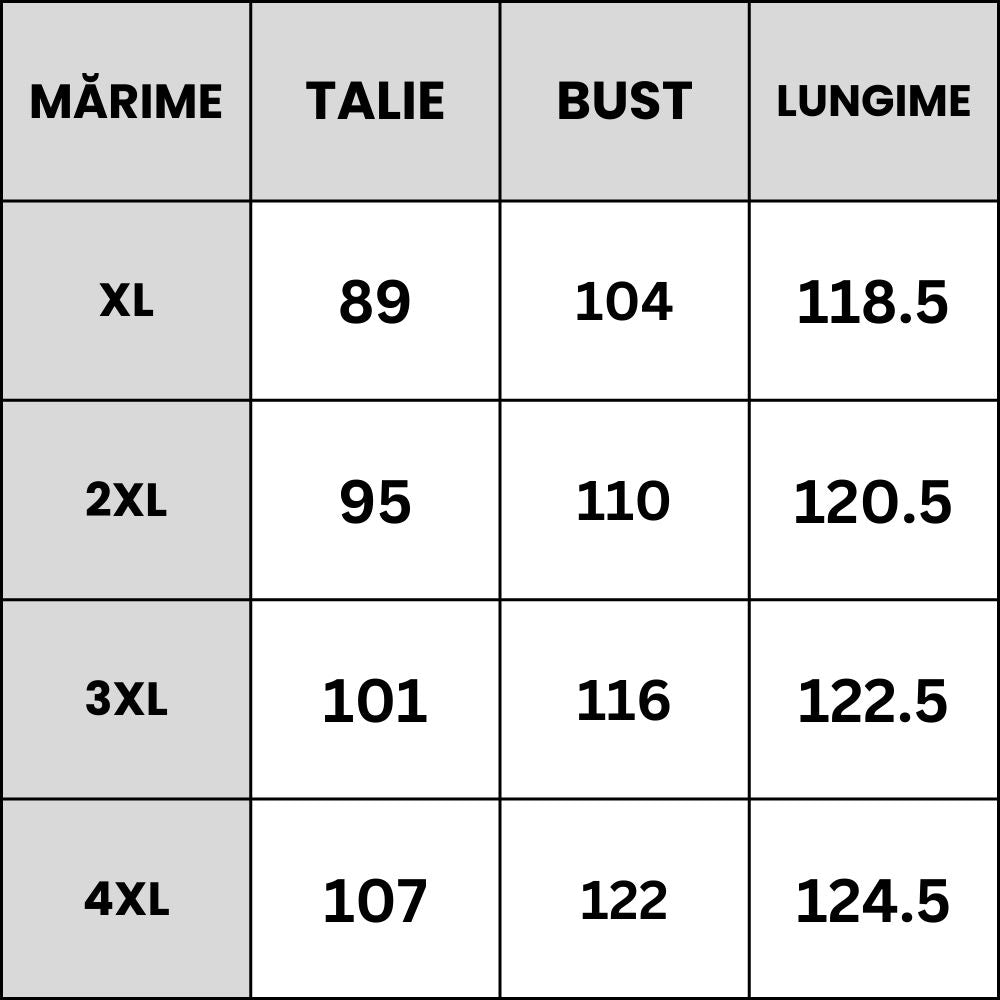 Rochie eleganta, Model floral, Maneca scurta, Peste genunchi, XL-4XL, 60-150kg, model M52