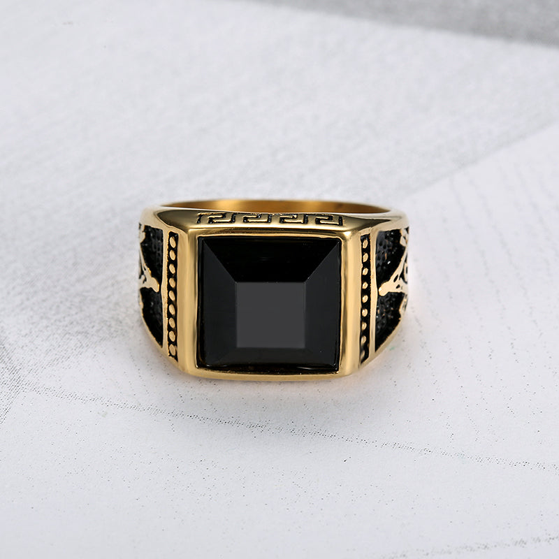 325 Inel Masonic Black